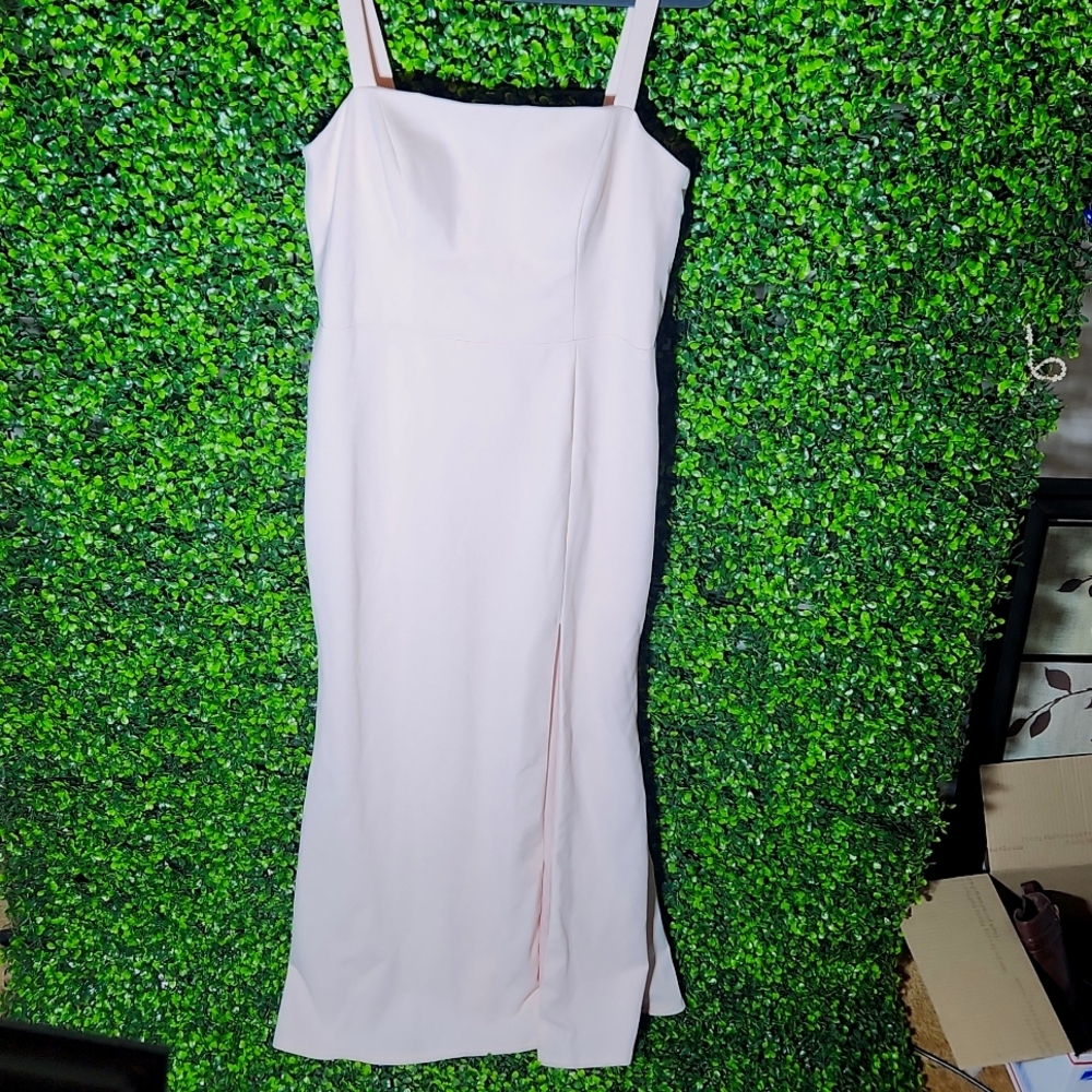 Chic Light Pink Dress Sleeveless Size 12
